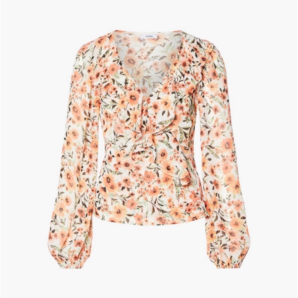 ❤️‍🔥JustFab Wrap Blouse